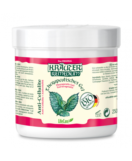 Gel anticelulitic, cu menta BIO, Life Care®