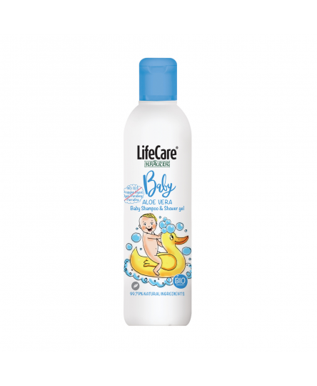 Sampon si gel de dus, Baby, cu aloe vera si plante BIO, Life Care®