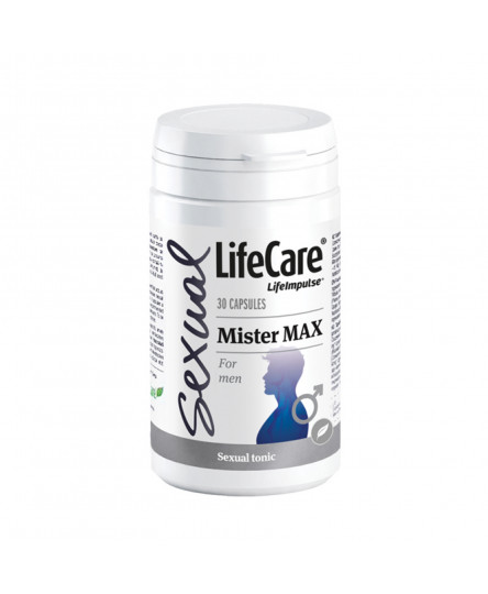 MisterMax, Tonic sexual, cu maca BIO, Life Care®