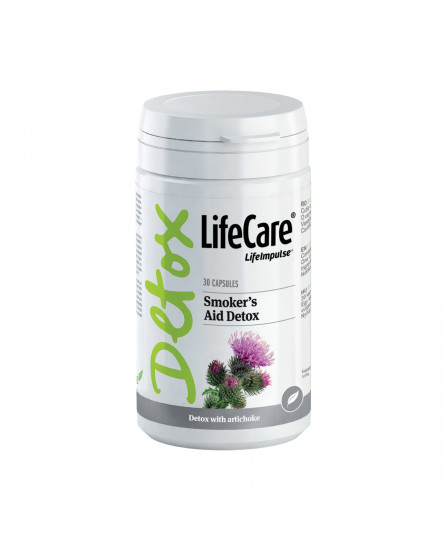 Smokers Aid Detox, cu radacina de arctium si anghinare BIO, Life Care®