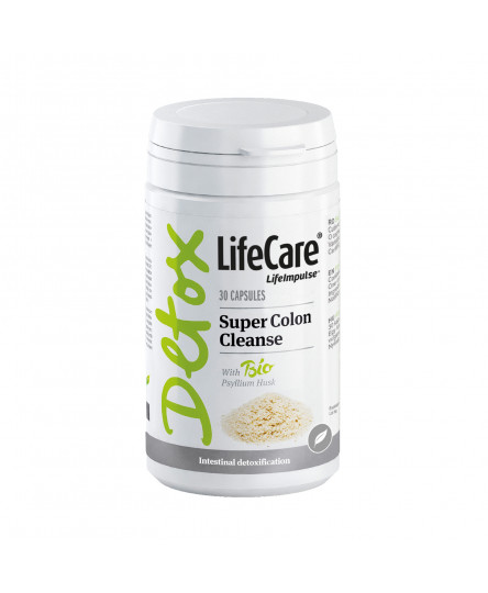 Super Colon Cleanse, cu tarate  BIO de Psyllium, Life Care®
