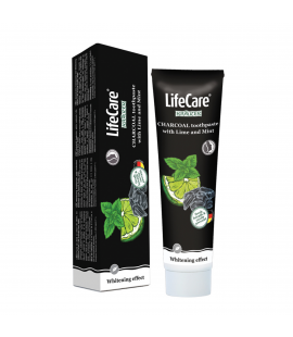 Pasta de dinti cu efect de albire, cu carbune activ, Life Care® Pasta de dinti cu efect de albire, cu carbune activ, Life Care®