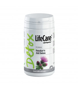 Smokers Aid Detox, cu radacina de arctium si anghinare BIO, Life Care® Smokers Aid Detox, cu radacina de arctium si anghinare BIO, Life Care®